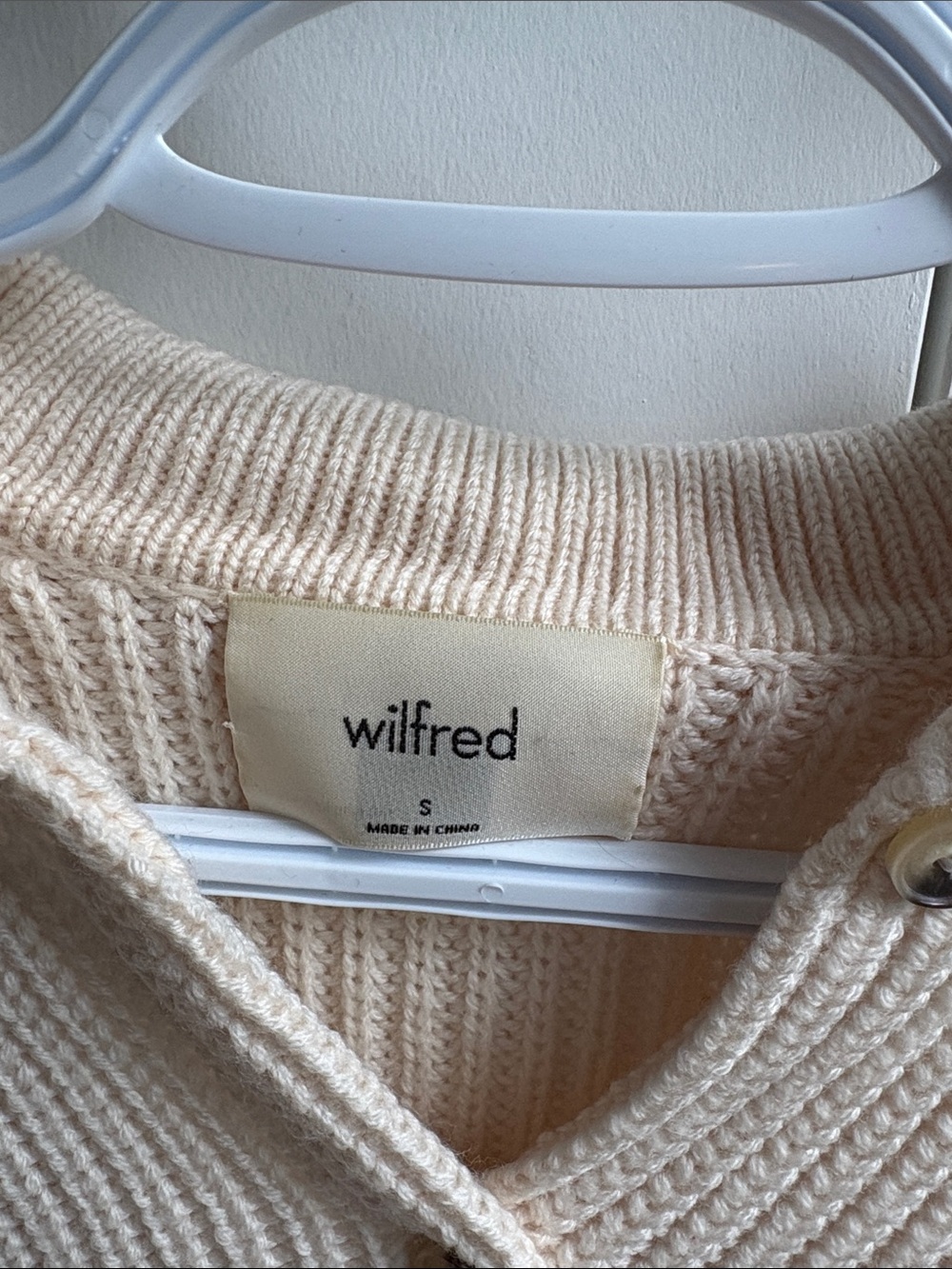 Wilfred Nextdoor Sweater Collared Knit Cardigan - Picture 2 of 6